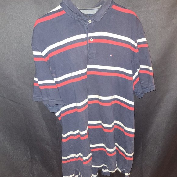 Mens Tommy Hilfiger Polo Shirt - Picture 1 of 1